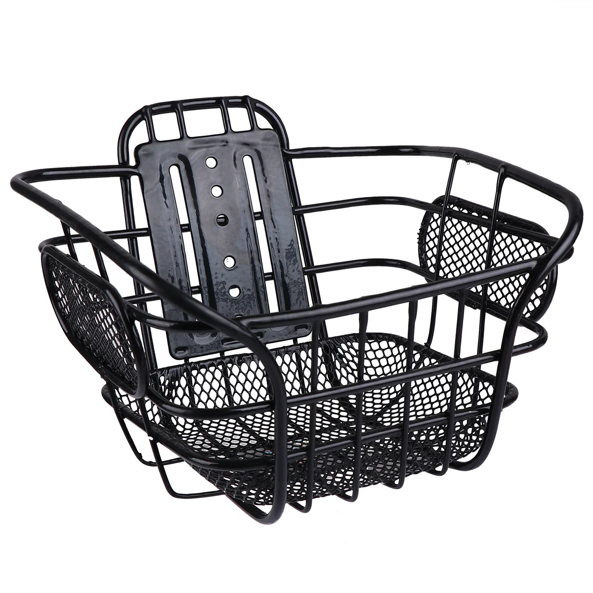 

Basket Bike Front Handlebar Hanging Accessories Lift Off Wire Mesh Cycle Mountain Storage Steel