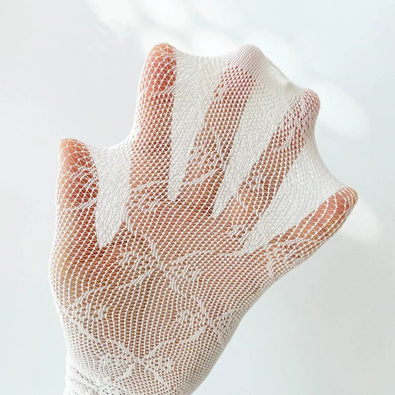 Children's Pantyhose Wholesale Spring Summer Thin Bow Girls Bottoming Socks Fine Knitting Hollow Mesh Pantyhose