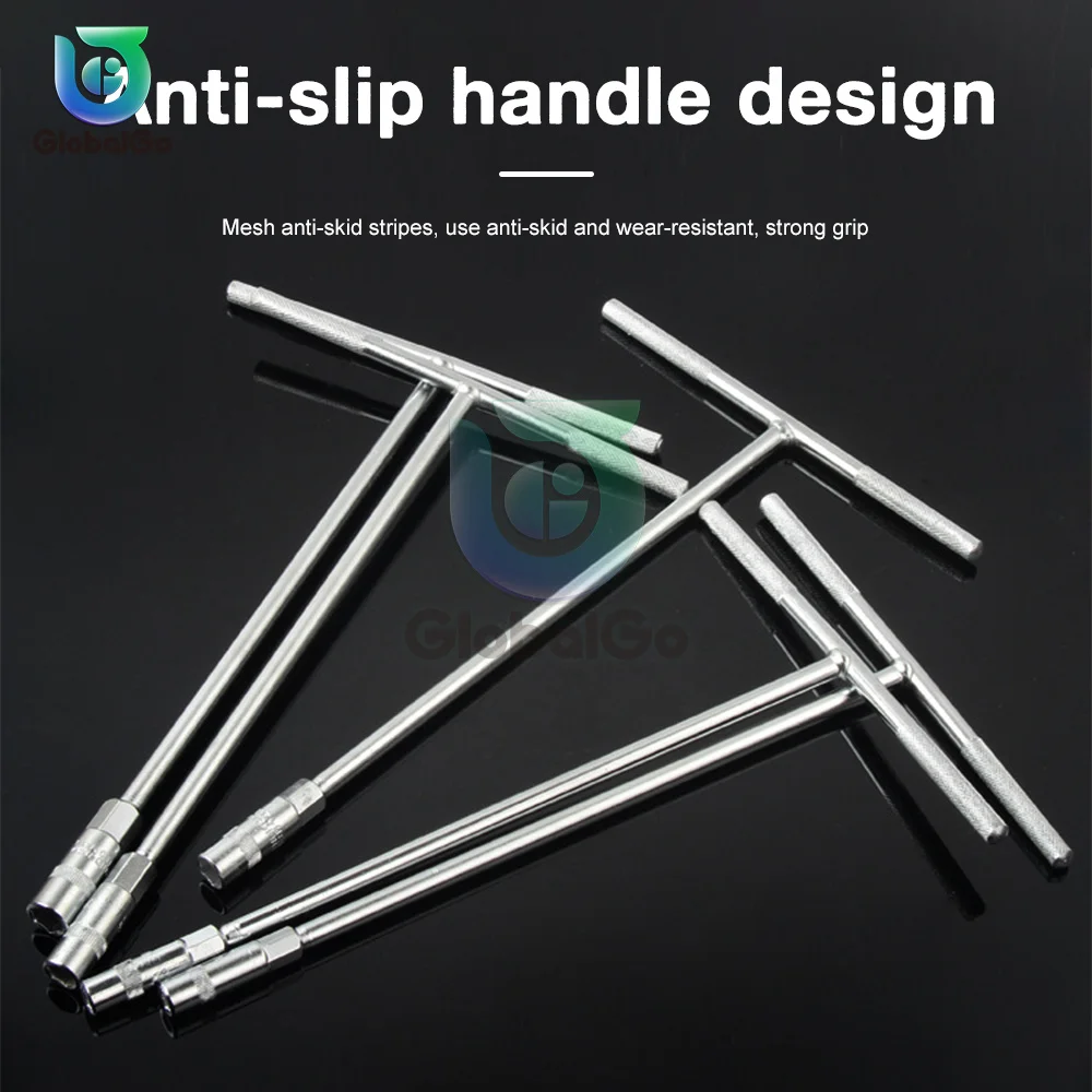 Т-образный ручной инструмент шестигранный торцевой ключ 7 мм 8 9 10 12 13 15 17