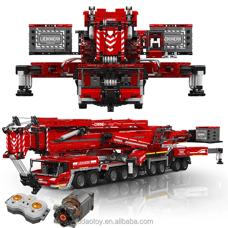 MOLD KING 17008 Lieboherr LTM11200 модель журавля MOC кирпичи строительные блоки игрушки