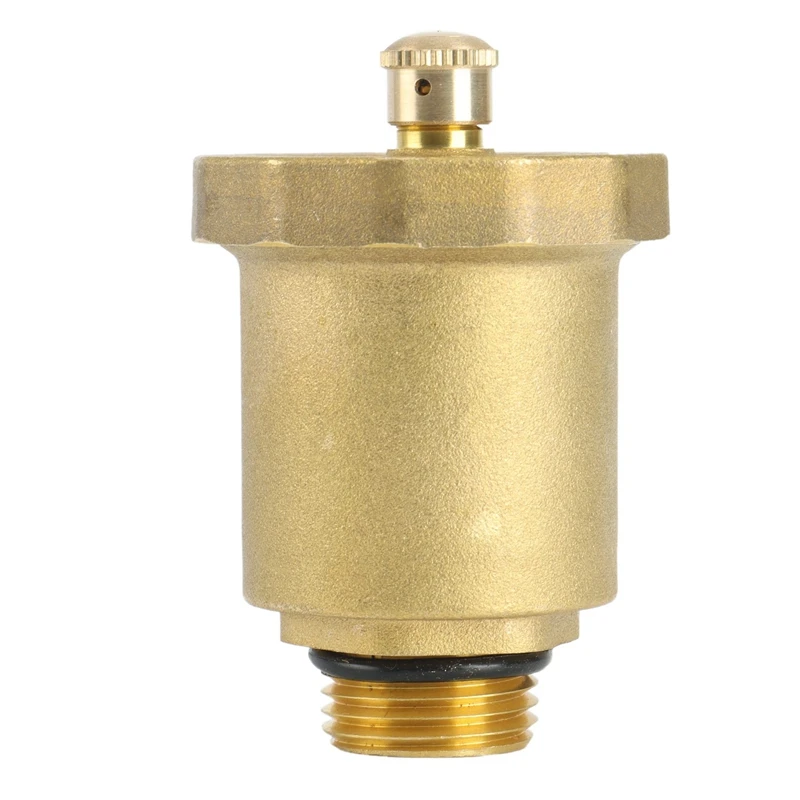 

3X Brass Automatic Air Vent Valve 1/2 Inch Male Thread For Solar Water Heater Pressure Relief Valve Tools Air Vent Valve