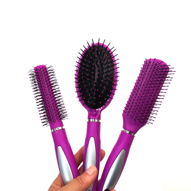 

Factory direct sale nine row tooth comb ribs small bend straight hair comb curl hair comb high temperature anti static