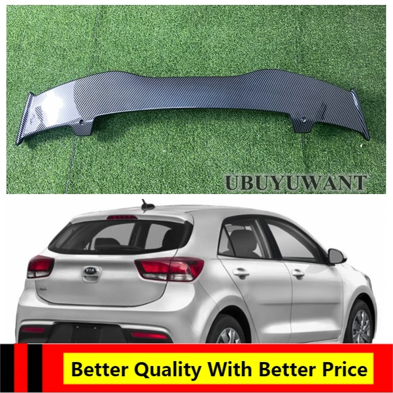 

Используется для KIA 2020 KIA Rio LX IVT ABS пластик углеродное волокно вид хэтчбек внедорожник крыша заднее крыло Корпус Комплект Аксессуары