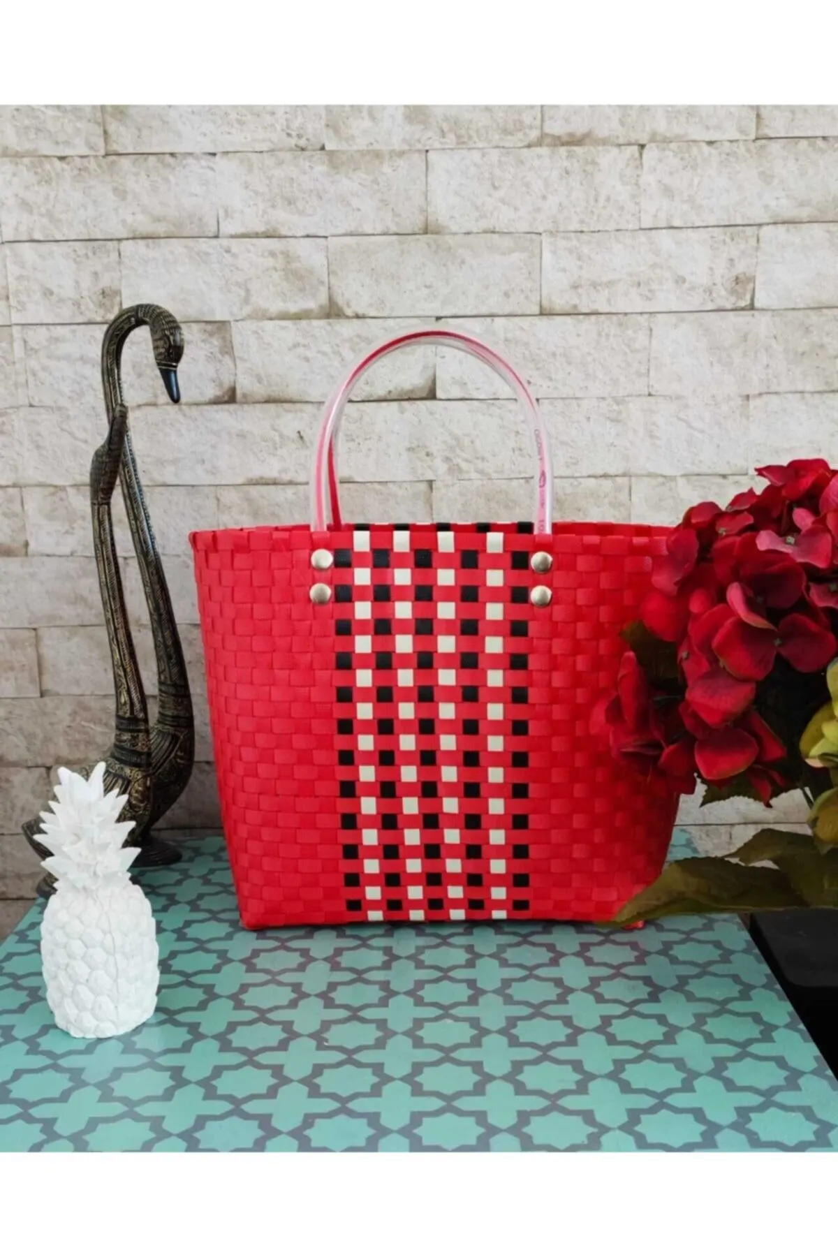 

Женская пляжная сумка Nihal Market Tote Bag, модная летняя вместительная сумка через плечо с рисунком верха-рюкзак сумки для покупок