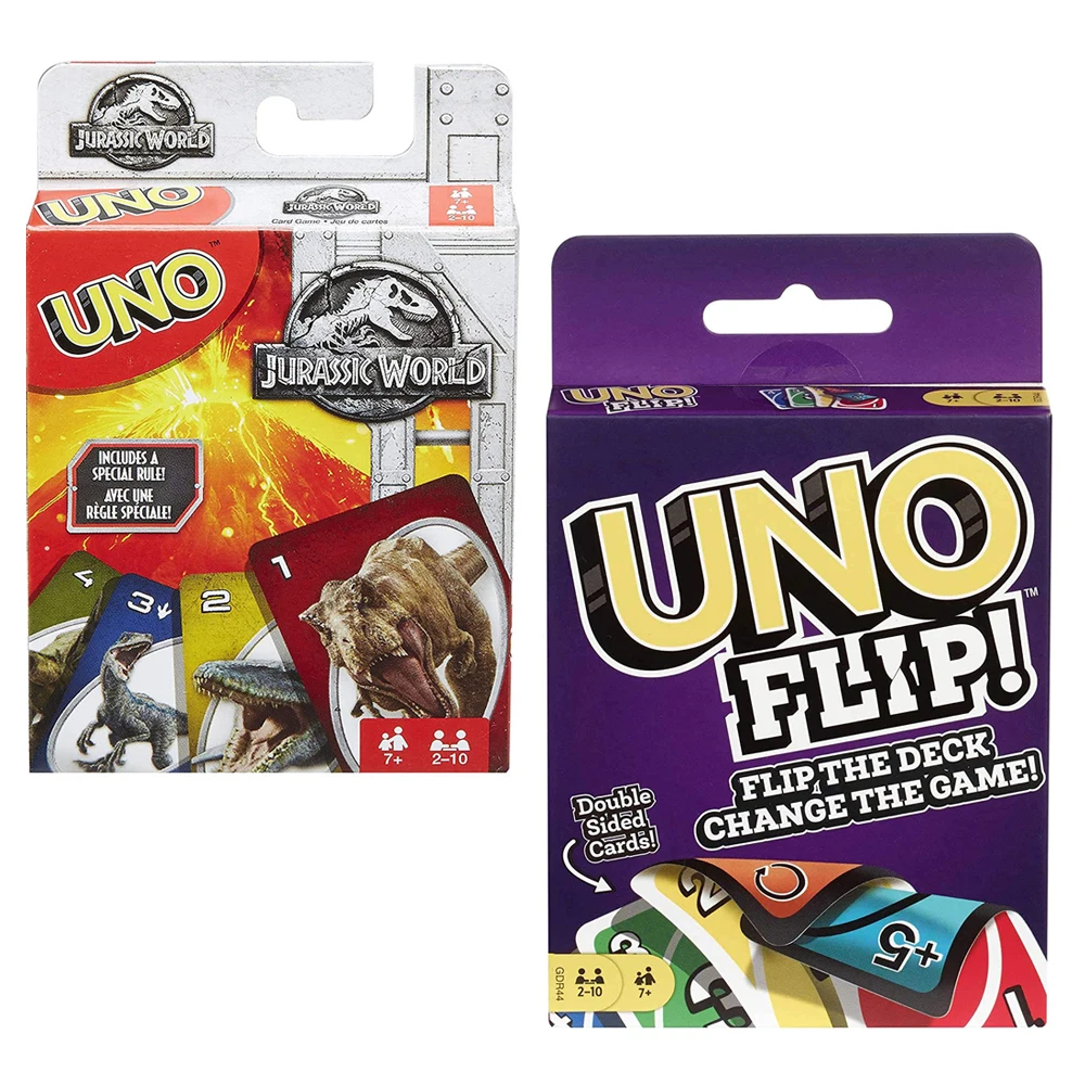 

Mattel Uno Games Pokemon Ricks Lurassic развлекательная доска покер Uno игры Забавные покерные игральные карты Подарочная коробка карточная игра игрушки пода...