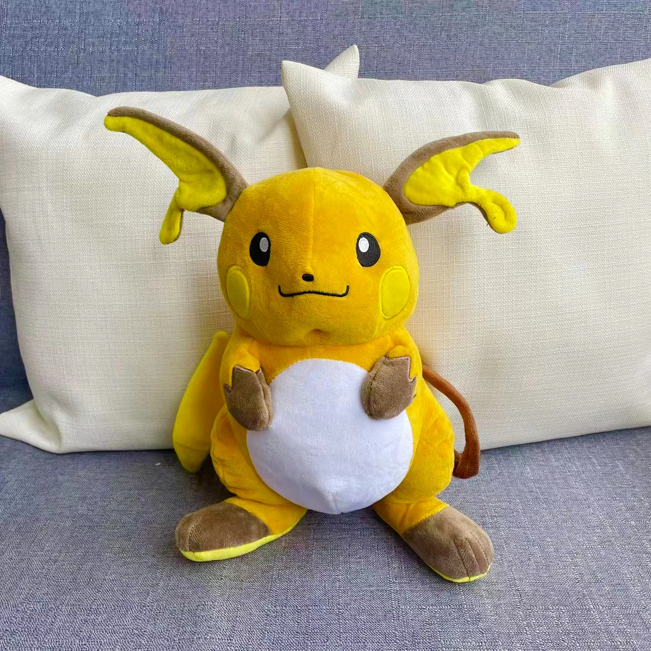 

32cm Kawaii Pokemon Anime Raichu Plush Doll Soft Stuffed TAKARA TOMY Pokémon Pikachu Plush Toys Birthday Gifts for Children