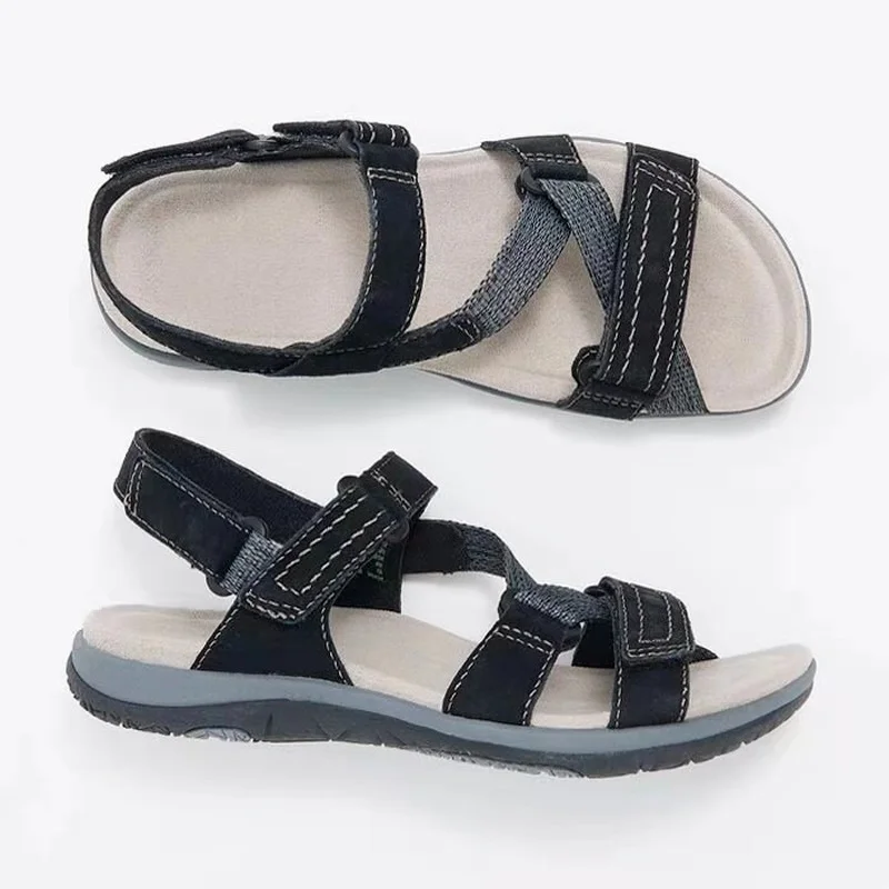 

New Women Sandals Breathable Fashion Outdoor Non-Slip Flat Casual Shoes Sports Summer Hiking Comfortable Zapatillas Mujer 2021