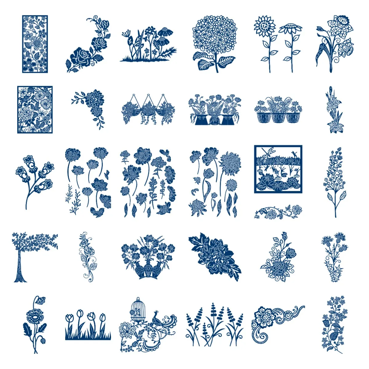 

Beautiful Flower 2023 New Metal Cutting Dies For Scrapbooking Paper Craft Handmade Card Album Punch Art Cutter