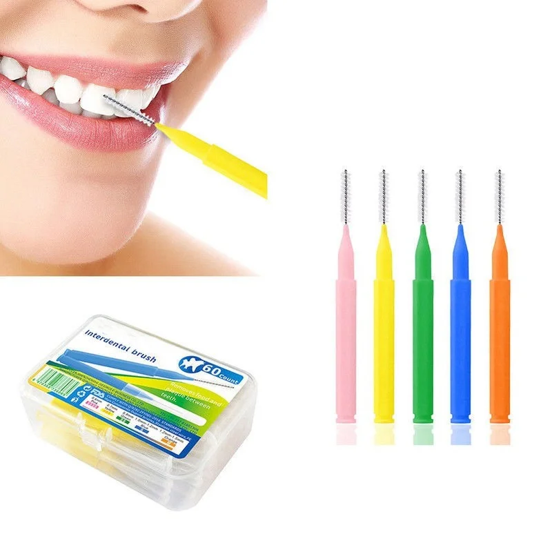 

30Pcs/set I Shaped Interdental Brush Denta Floss Interdental Cleaners Orthodontic Dental Teeth Brush Toothpick Oral Care Tool