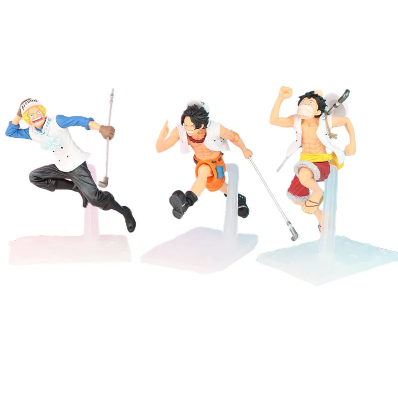 

Фигурки героев аниме бегущие, брат, обезьяна, д, Луффи, портгас, Эйс сабо, коллекционные модели, украшения, игрушки, подарки, 17 см