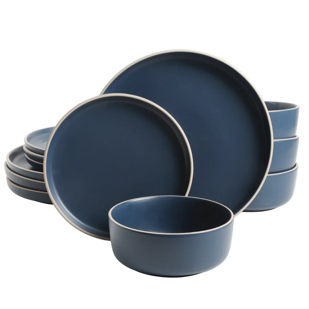 , 12-piece Set Dining Table Set