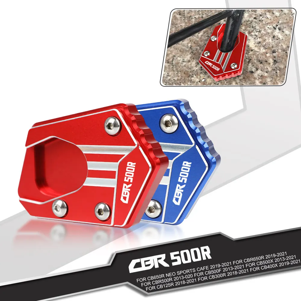 

Motorcycle Sidestand Plate Enlarge Kickstand CBR 500 R For Honda CBR500R 2013-2020 CBR500 500R 2019 18 Foot Side Stand Extension