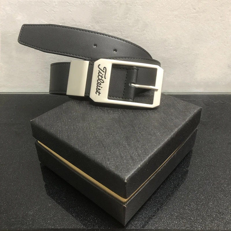 Golf belt casual leather strap golf white sports match belt