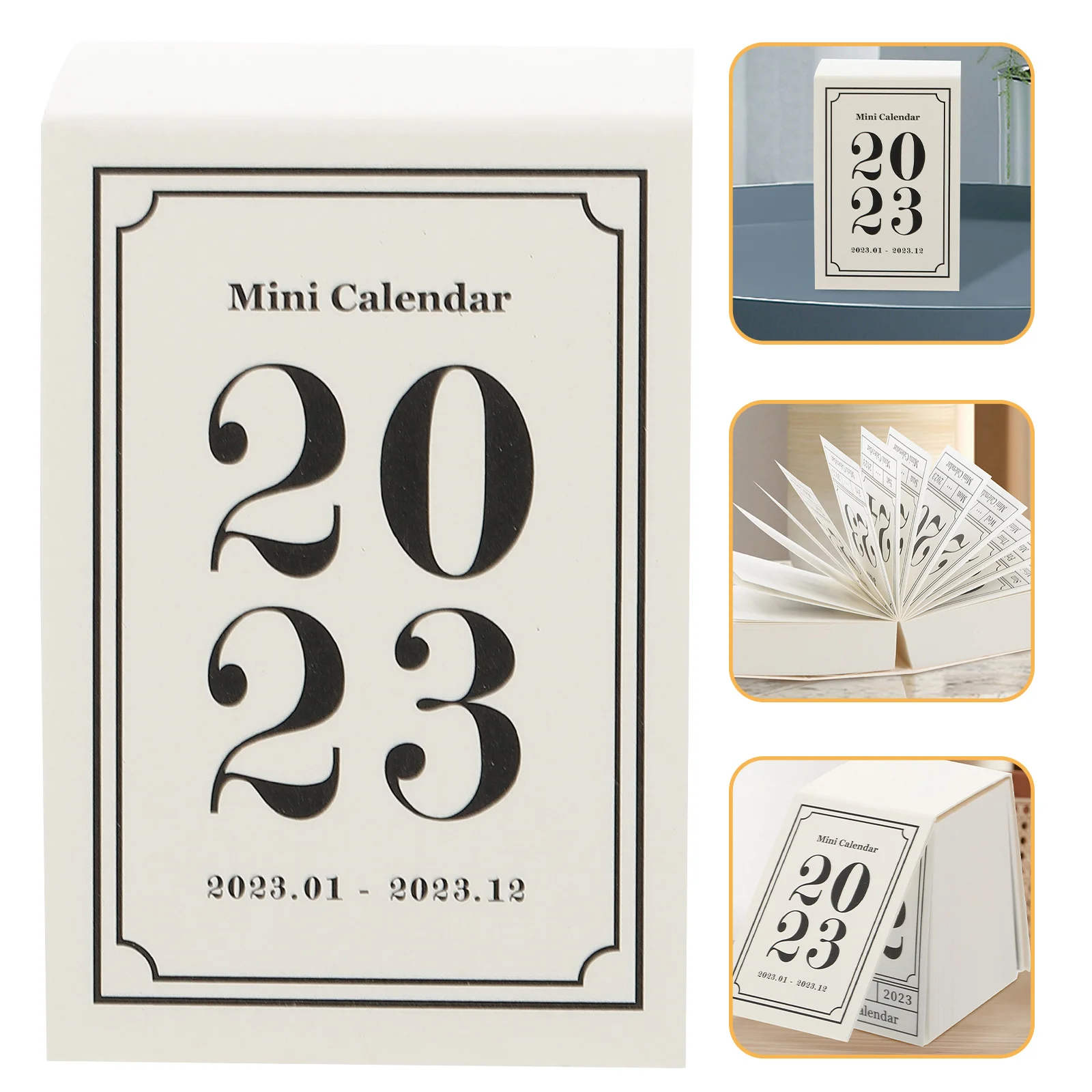 

Настольный мини-календарь, настенный офисный стол, 2023 ежемесячный Миниатюрный декоративный Настольный Декор