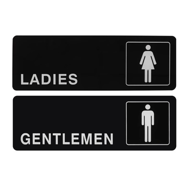 

(Комплект из 2 предметов) Φ, мужская и женская модель, 9x3 дюйма (черный)