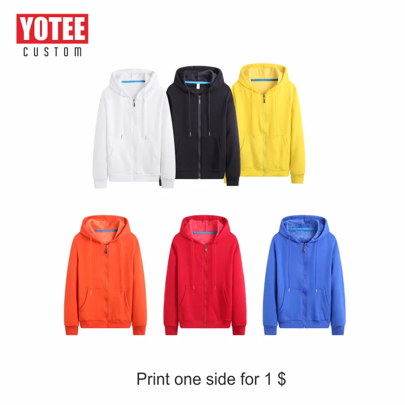 

Zipper Hoodies Sweatshirts Autumn Winter Plus Size Long Sleeve Pocket Pullover Hoodie Female Male Casual Warm Sweatshirts