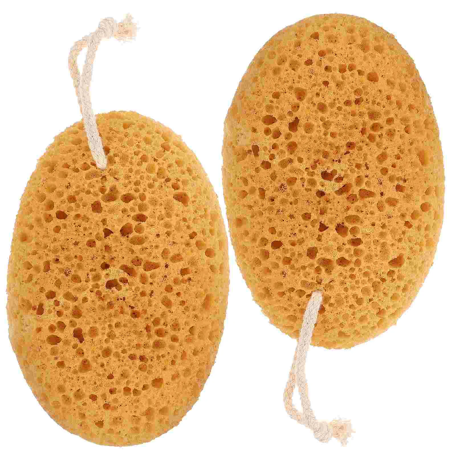 

2 Pcs Bath Sponges For Shower Women Women Shower Sponges Scrubbers Exfoliating Body Semicircle Home Bathing