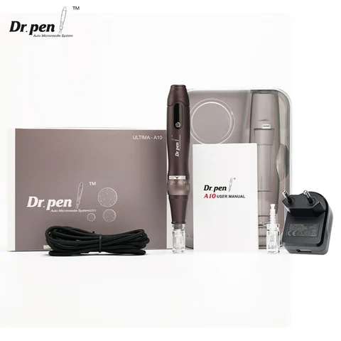 Оригинальная беспроводная ручка Dr Pen A10 с двумя иглами и микроиглами Derma Pen