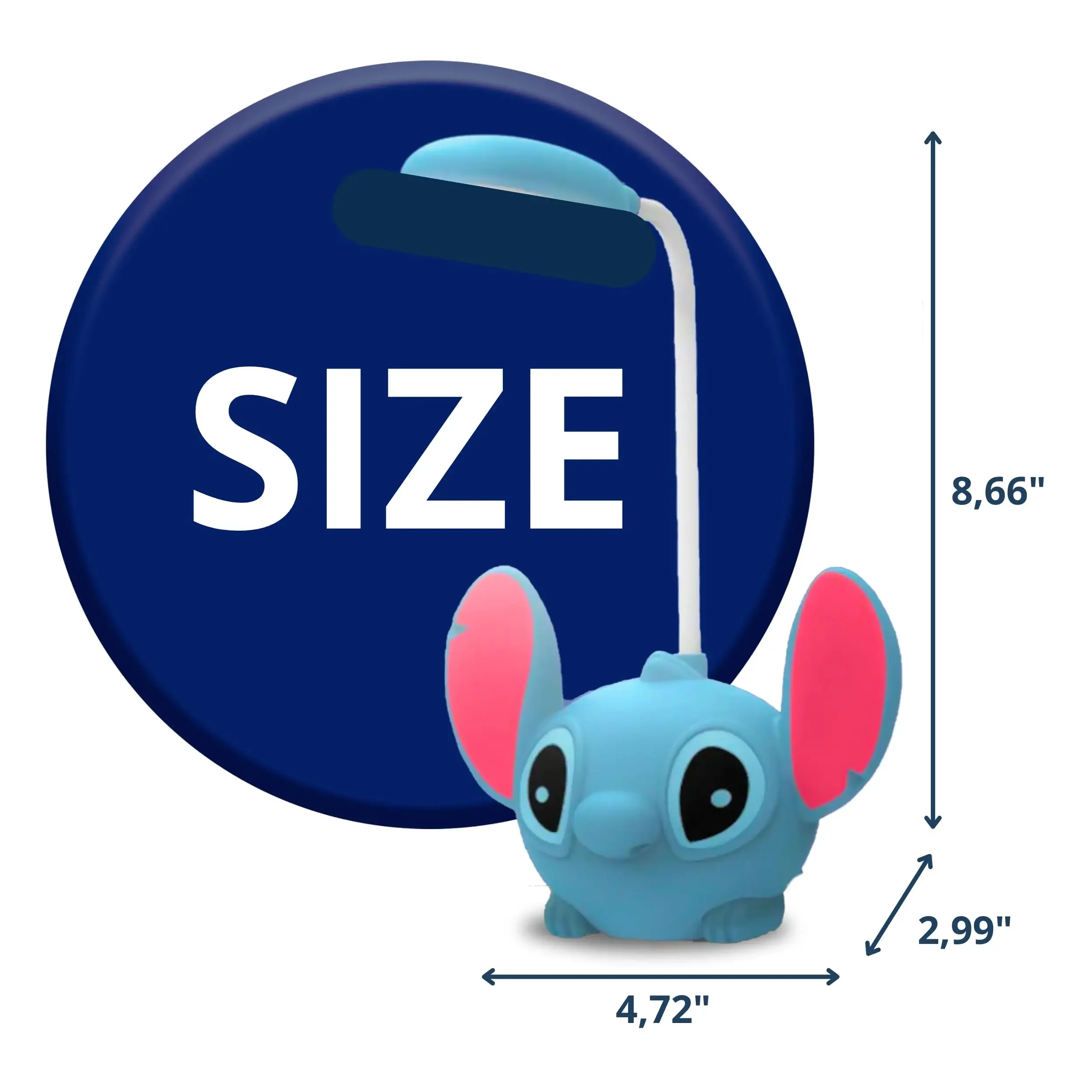 Обучающая настольная лампа MINISO Stitch мультяшная точилка для карандашей с