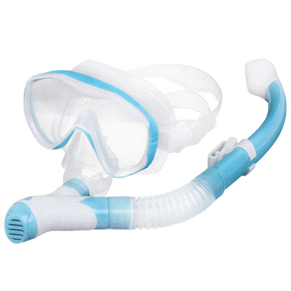 

Professional Scuba Diving Masks Snorkeling Set Adult Silicone Skirt Anti-Fog Goggles Glasses Swimming Pool Equipment