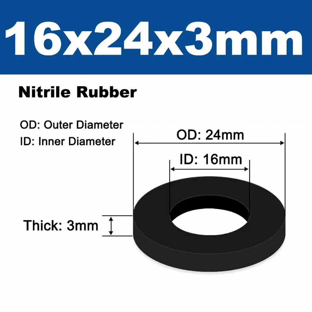 

1/8 "1/4" 3/8 "1/2" 3/4 " ~ 2" BSP NBR Нитриловая резина Стиральная машина Шайбы для душевых шлангов Прокладки Уплотнения Толщина шайбы 1,4 мм-3,5 мм