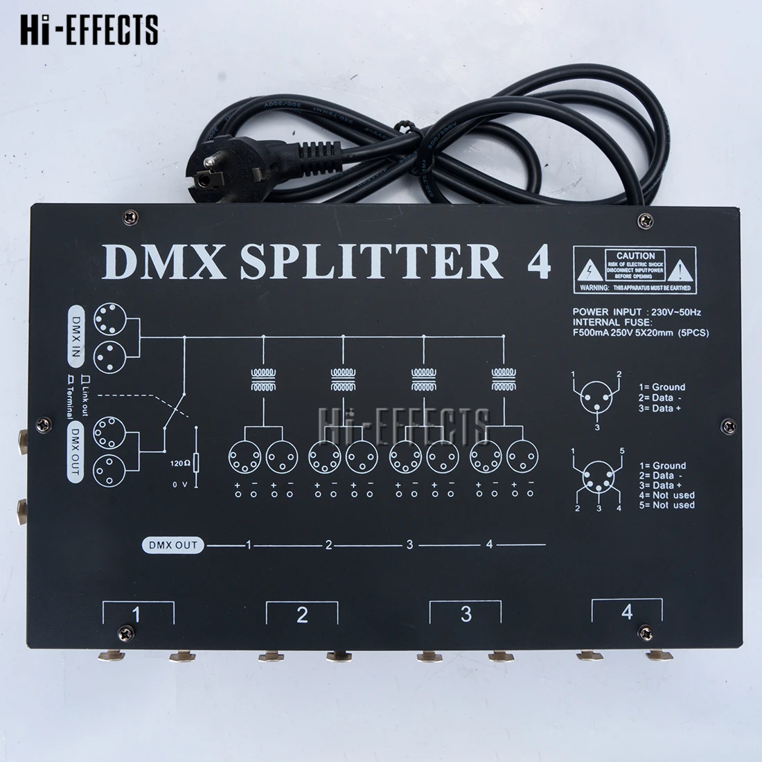 

HI-EFFECTS DMX сплиттер 4-х канальный