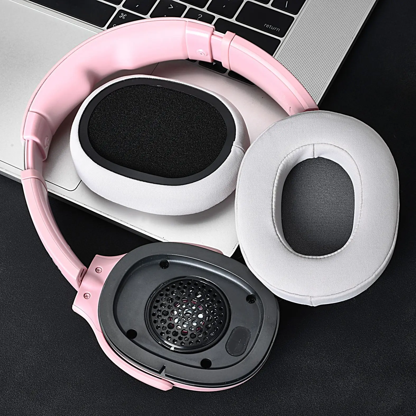 Фото Сменные тканевые амбушюры для наушников Skullcandy Hesh 3/ANC/Evo и Crusher Wireless/540, запчасти для ремонта №1