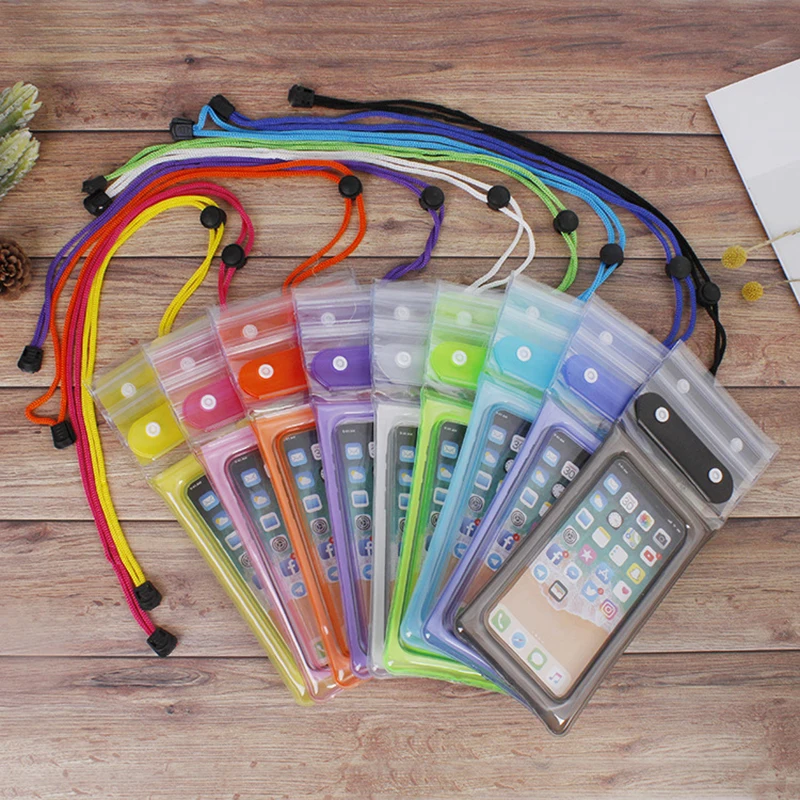 Najtaniej Hurtownie Przezroczyste Uszczelnienie M3u Telefon Komórkowy Wodoodporna Torba Z Ekranem Dotykowym Rafting Hot Spring Water Park Uniwersalny Nurkowanie Cov