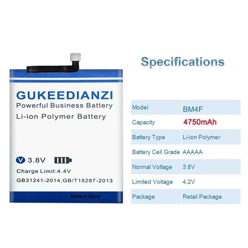 Аккумуляторы для мобильных телефонов 4750 мАч BM4F Xiaomi Mi A3 CC9e CC9 E Mi9 Lite MI 9 LITE
