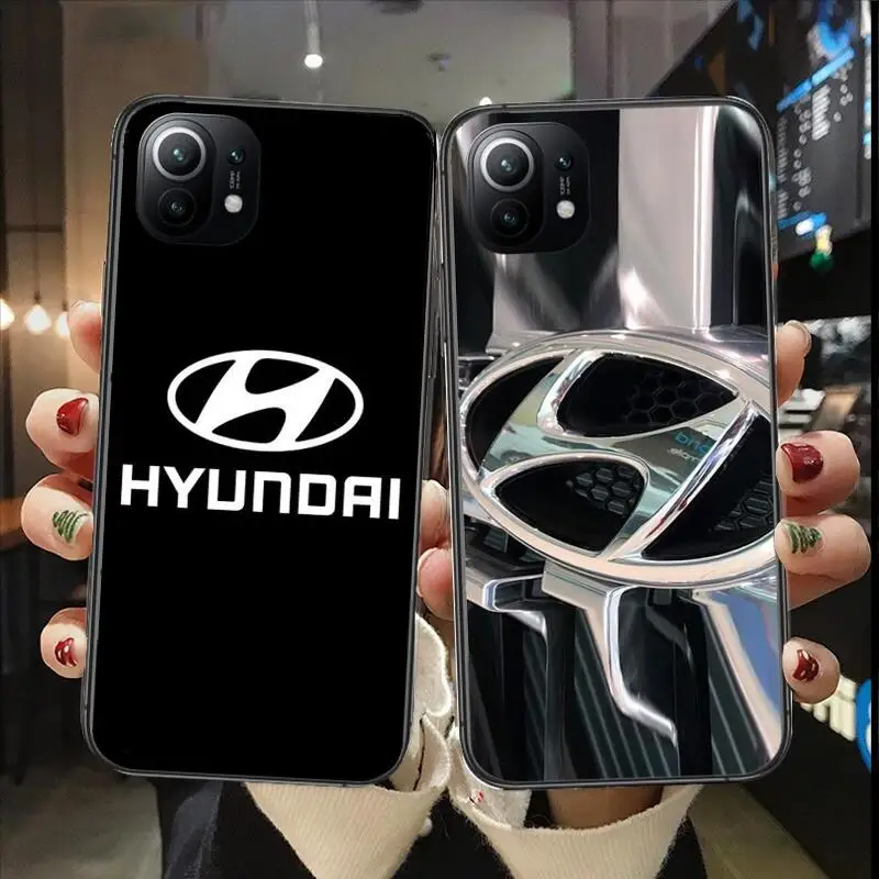 Hyundai Motor Luxury Fashion Phone Case For Xiaomi 13 12 11T 9 11 10C 9T 8 9SE 11i Lite Ultra Note10 Poco F3 M4 M3 Pro New Cover