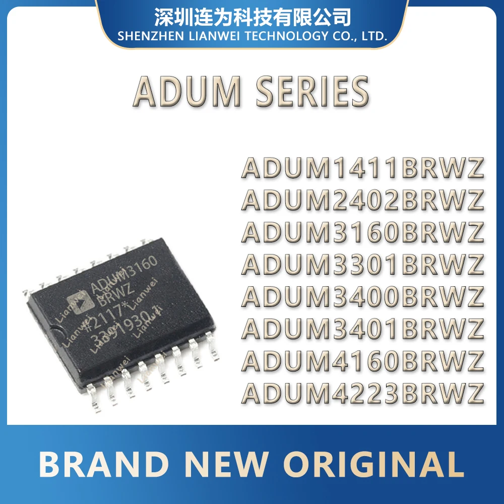 ADUM1411BRWZ ADUM2402BRWZ ADUM3160BRWZ ADUM3301BRWZ ADUM3400BRWZ ADUM3401BRWZ ADUM4160BRWZ ADUM4223BRWZ ADUM IC Chip SOP-16
