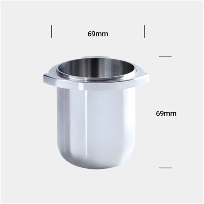 Фото Дозирующая воронка из нержавеющей стали 304, 54 мм, для кофемашин Breville Barista Express Impress (BES876), антистатическая, предотвращающая рассыпание кофе №3