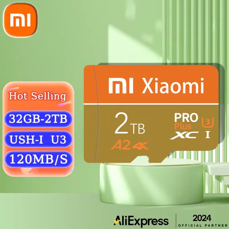 Xiaomi Micro TF SD Card 512GB 256GB 128GB Memory Flash Class 10 1TB 2TB Mini With Adapter For Nintendo Switch