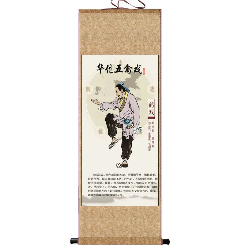 Традиционная китайская медицина забота о здоровье подвесная живопись Чайный дом