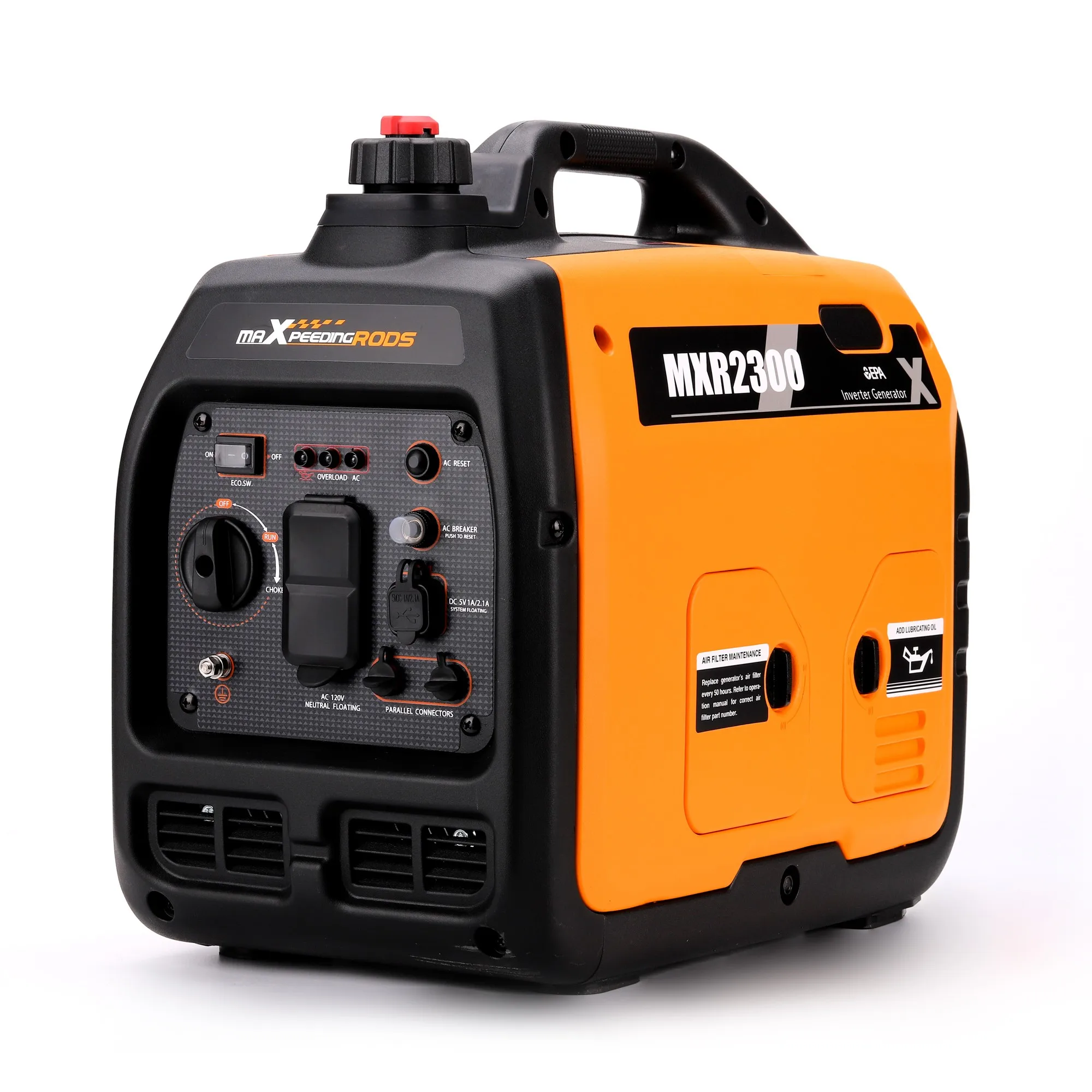 

2300 Watt Portable Home Inverter Generator Gas Powered Super Quiet Portable Travel Gasoline Parallel Ready Lightweight