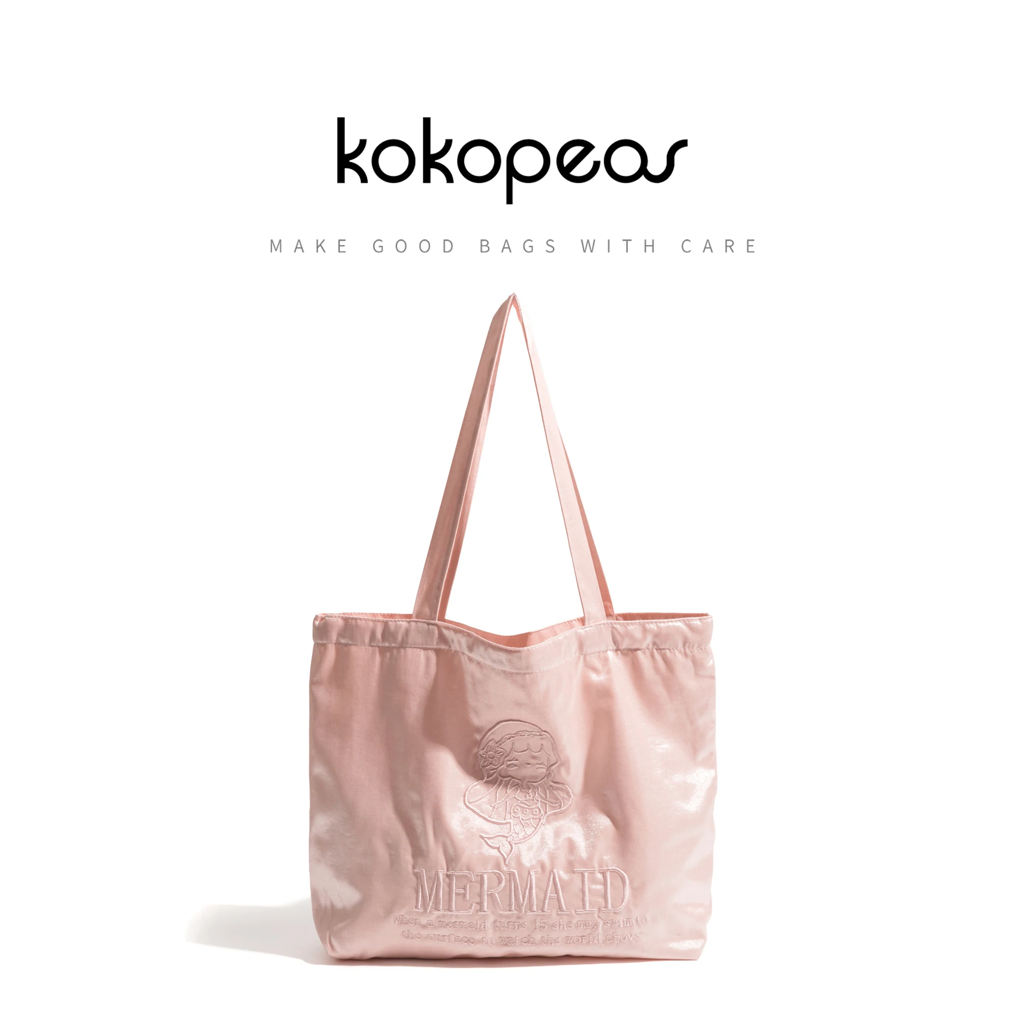 Женский кошелек с вышитыми буквами KOKOPEAS большой вместительный кошелек-Хобо для