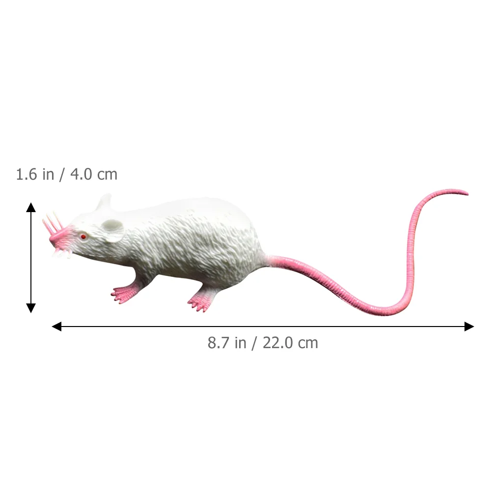 

3 Pcs Simulation Mouse Spooky Fake Rat Realistic Party Props Animal Toys Halloween Decoration Pvc Creepy Child Mini