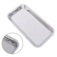 1pc stainless steel cosmetic storage tray equipment plate doctor surgical dental tray medical cosmetic tattoo accesory