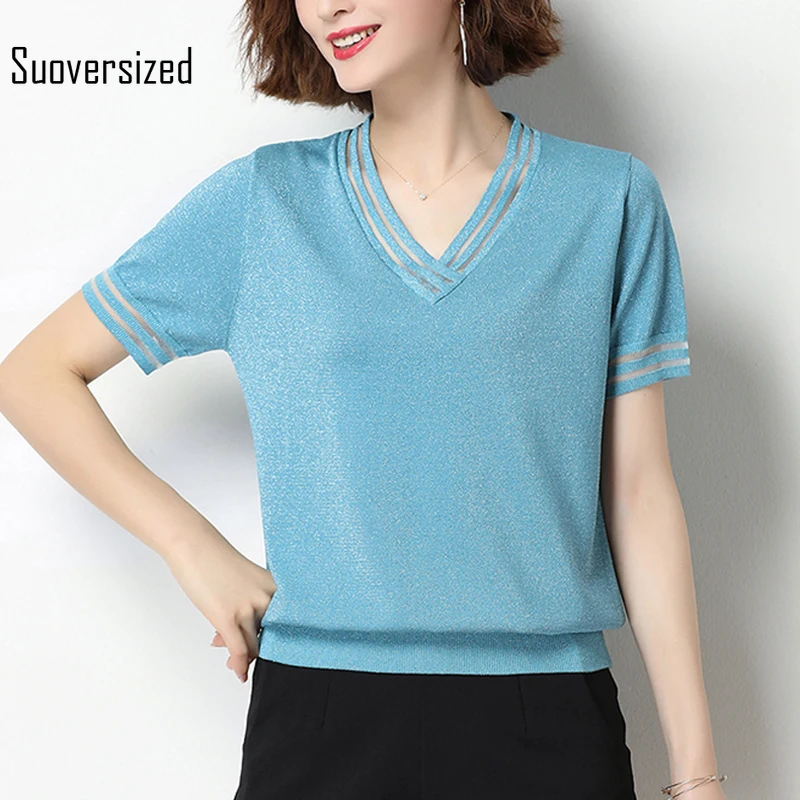 

Женская трикотажная футболка с коротким рукавом, в стиле пэчворк