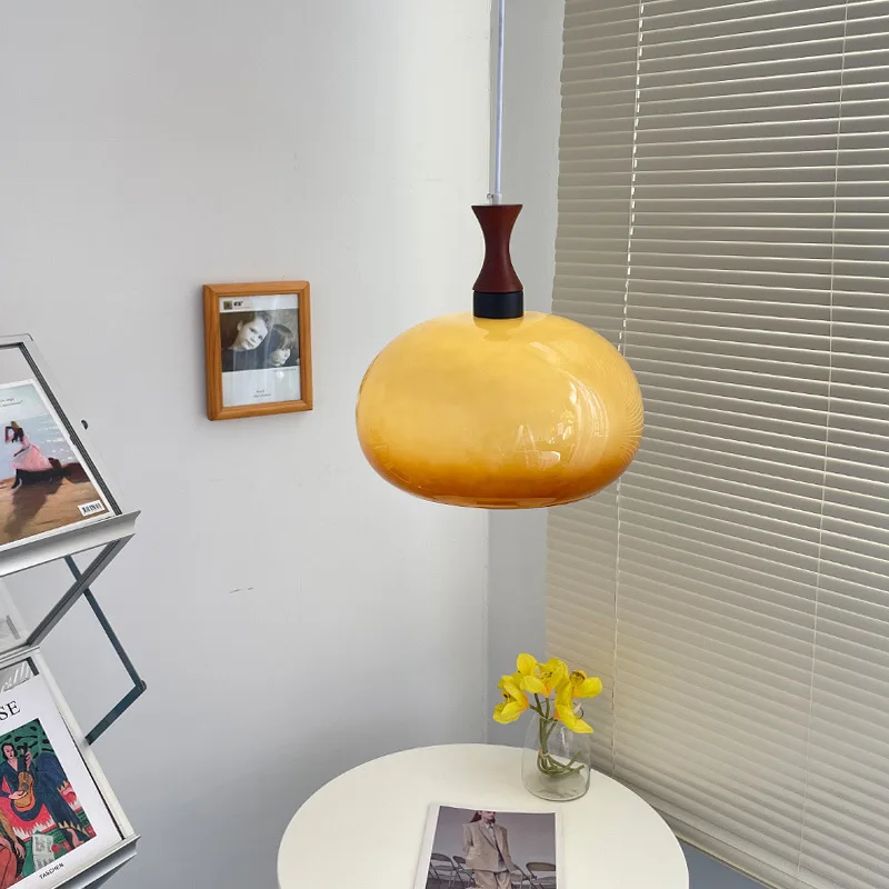 Средневековая люстра Bauhaus в спальне японском стиле тихая винтажная ветряная для