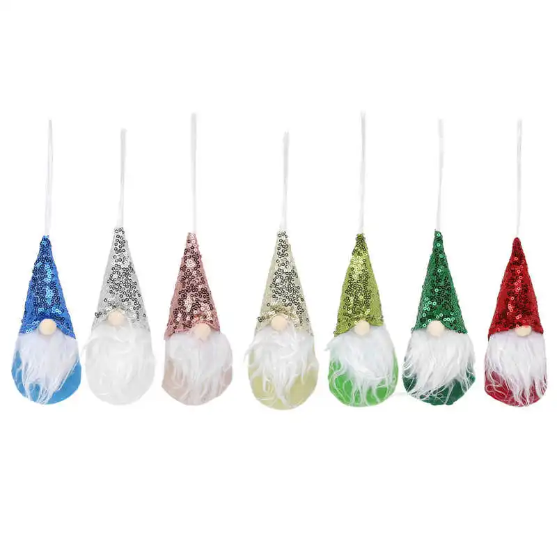 

7 шт., новогодние подвесные украшения в виде гнома