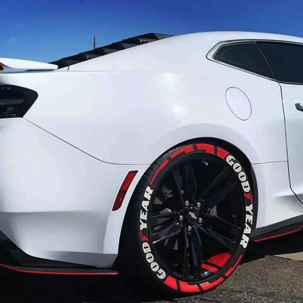 

Наклейки в виде надписей на шину, водонепроницаемые 3D наклейки на гоночные колеса, персонализированные пользовательские наклейки для авто...