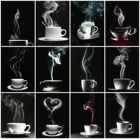 Алмазная вышивка EverShine Scenic стразы, алмазная живопись сделай сам, кофейная полноразмерная картина с квадратными чашками, мозаика 5D, украшение для стен