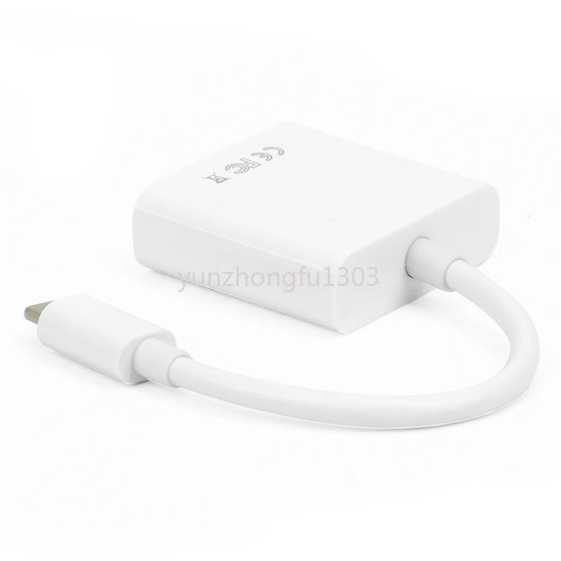 

Кабель-адаптер usb 3.1 Type-C к DVI 12-дюймовый кабель-переходник для MacBook «штырь-гнездо»