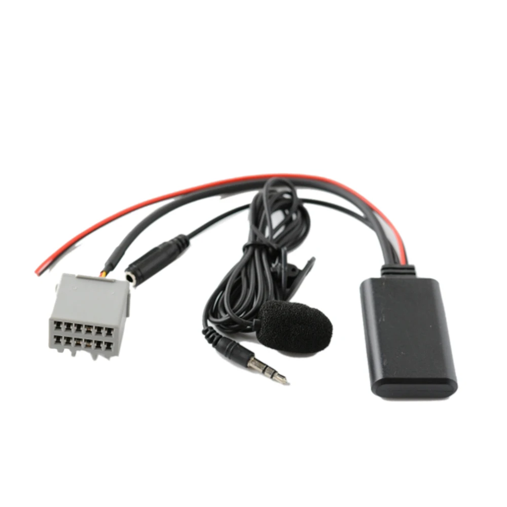 

Автомобильный Bluetooth модуль AUX аудио Микрофон для Ford Fiesta MK2 2008-2010 радио стерео Aux кабель адаптер беспроводной