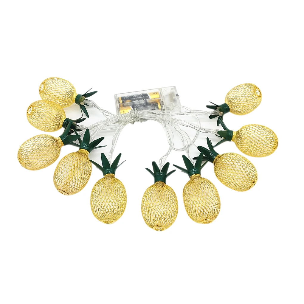 

Гирлянда в виде ананаса с фруктами, желтая лампочка, светодиодный светильник для нового года, свадьбы, вечеринки, уличная Рождественская декоративная лампа