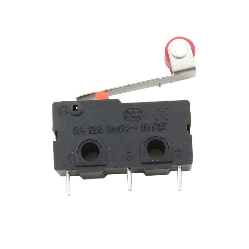 

20Pcs Momentary Hinge Metal Roller Lever Micro Switch AC 5A 125 250V SPDT 3 Pins (Pack of 20) CLT1096