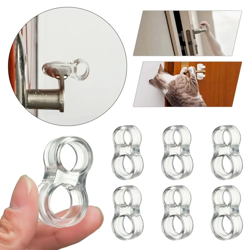 

Safety Door Stop Transparent PVC Door Handle Buffer Baby Safety Children Protection Walls Furniture Door Stopper Kitchen Bedroom