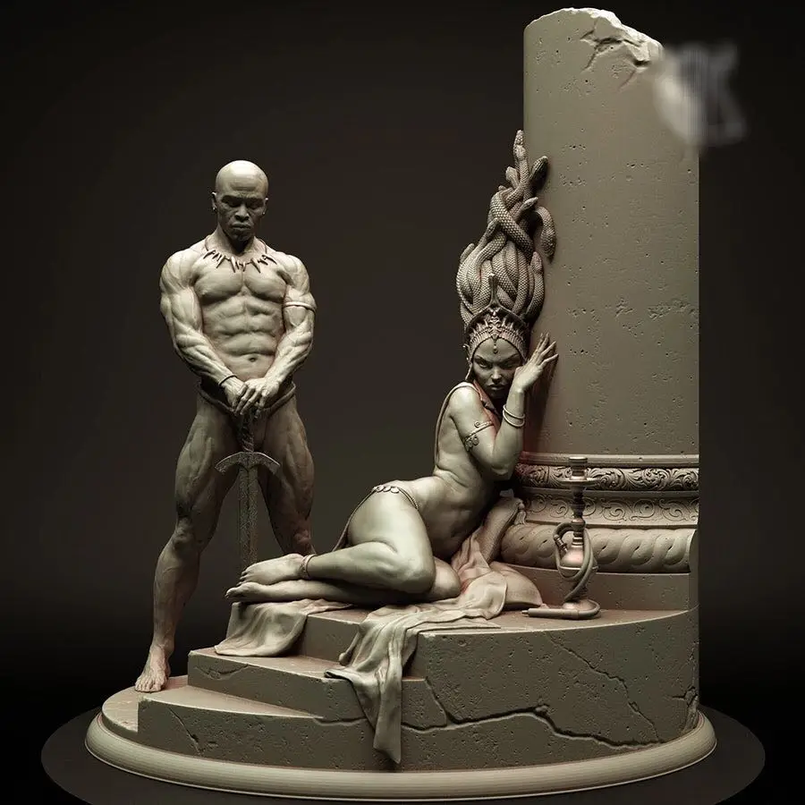 

1/24 Resin Model Figure GK， Unassembled and unpainted kit