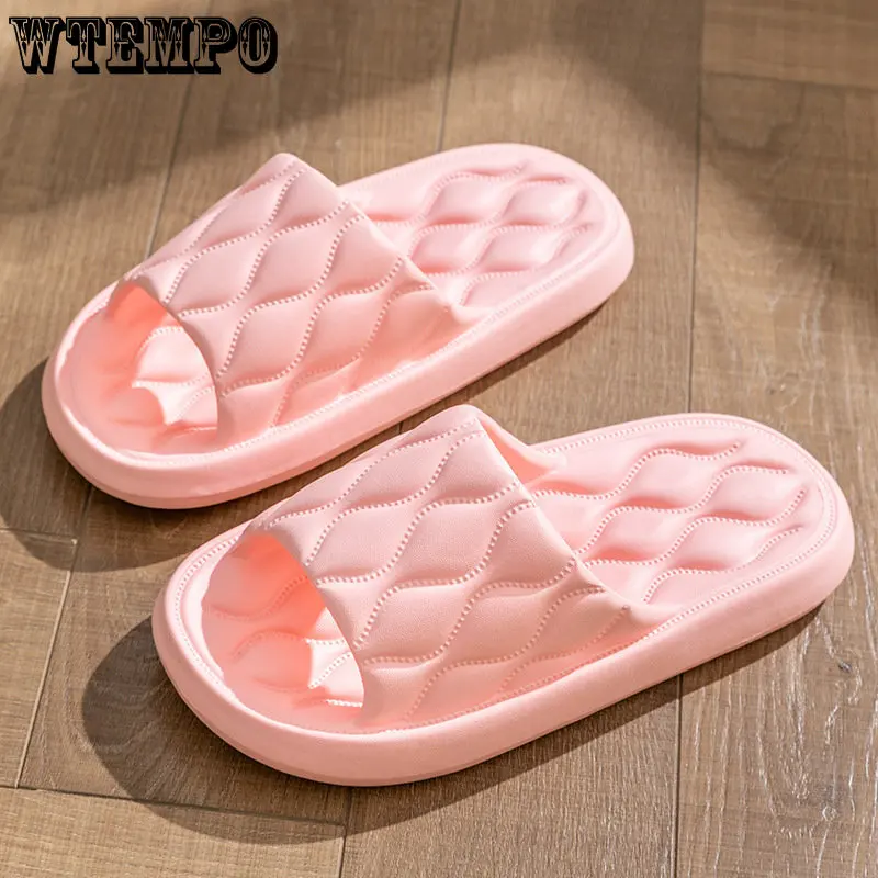 Women Slippers Bath Thick Platform Cartoon Flip Flops Non-Slip Beach Sandals Ladies Slides Indoor Breathable Dropshipping